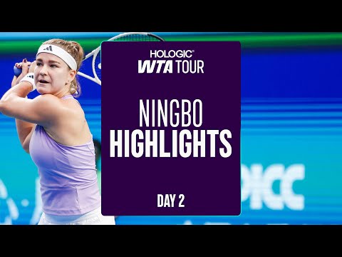 Day 2 in Ningbo featuring Muchova, Samsonova, Yuan and more | WTA Match Highlights