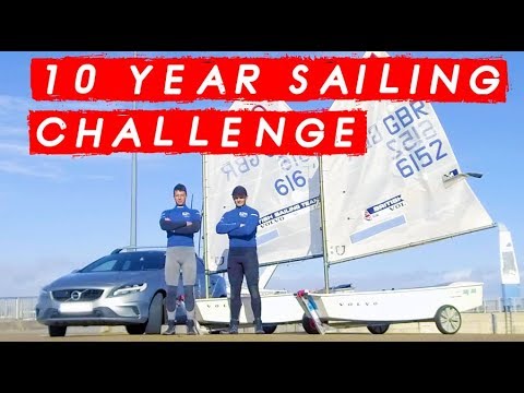 10 Year Sailing Challenge - 6ft Laser Sailors in Optimists Battle it out