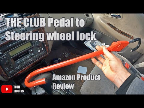The Club Steering Wheel Lock to Brake Clutch Pedal Car Anti-Theft Security Device Gadget Tech Review