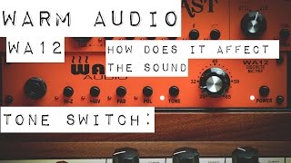 Warm Audio // WA12 - Hear how the Tone Switch Affects the Sound