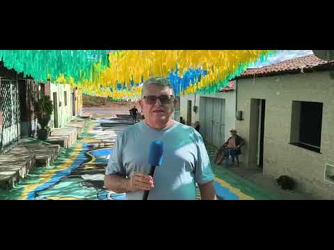 MORADORES DE SABOEIRO DECORAM RUAS E CASAS COM MOTIVOS DA COPA