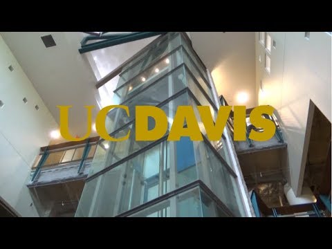 Full Glass Shaft! Dover Scenic Hydraulic Elevator-Parking Services Building-UCDMC-Sacramento, CA