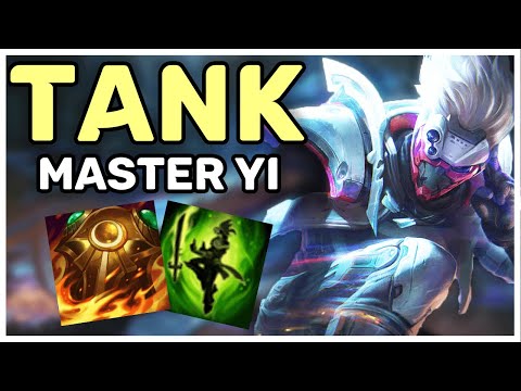 BE UNKILLABLE W/ THIS BUILD - TANK MASTER YI JUNGLE JUNG JG GUIDE RUNES BUILD SEASON 12 LoL
