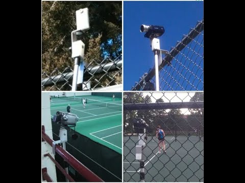 Mounting a Camera on an Indoor & Outdoor Tennis Court using QM-1