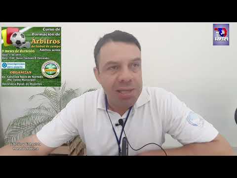 Prof. Ariel González Secretario de Deportes Gobernación de Amambay _ Curso para Arbitros