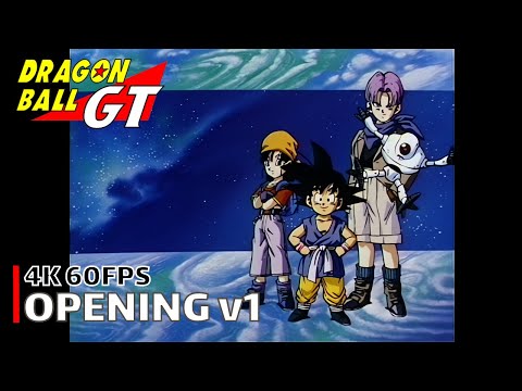 Dragon Ball GT - Opening v1 (DAN DAN Kokoro Hikaret...) | 4K 60FPS Creditless | Outdated | Subtitles