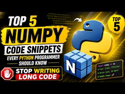 Top 5 Numpy Code Snippets Every Python Programmer Should Know