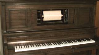 My Lauter-Humana Player Piano.. QRS Roll # 812....The Alcoholic Blues played by Pete Wendling....