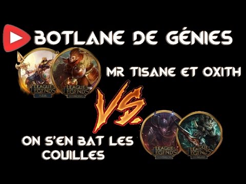 Bot Lane Troll - Azir / Wukong ( Avec Mr Tisane ) [HD | FR]