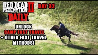 Red Dead DAILY # 32 : How To Unlock Fast Travel in Red Dead Redemption 2 (Get Fast Travel Guide)