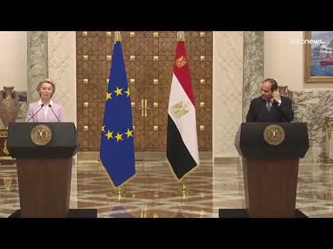 مباشر رئيسة المفوضية الأوروبية أورسولا فون دير لاين تلتقي بالرئيس المصري عبد الفتاح السيسي