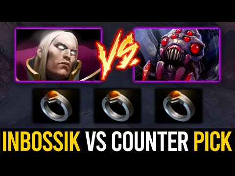 INBOSSIK INVOKER vs HARD COUNTER PICK BROODMOTHER MID - EPIC COMEBACK GAME | Dota 2 Invoker