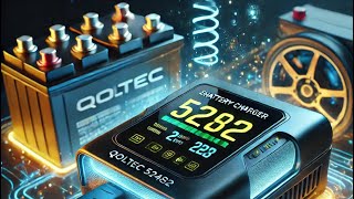 *Qoltec 52667 Qoltec Inteligentní nabíječka baterií 12V 12A | AGM, GEL, LiFePO4 | 9-krokové nabíjení
