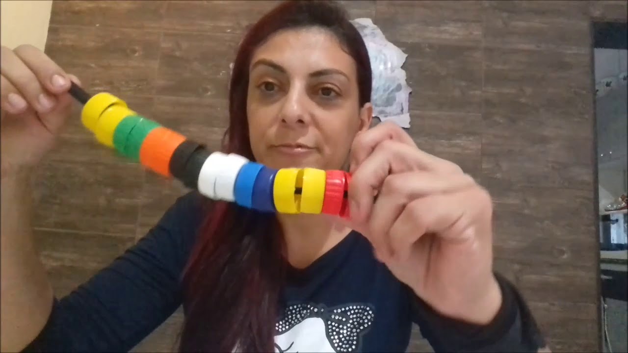 Brinquedo com tampinha pet para cachorro