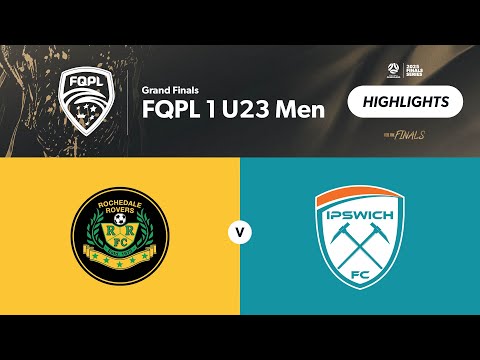 FQPL 1 U23 Men Grand Finals - Rochedale Rovers Men vs Ipswich FC Men Highlights