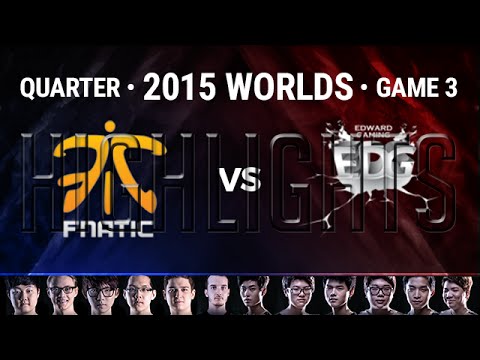 FNATIC vs EDG Highlights | Quarter-Final Game 3 S5 2015 LoL World Championship | FNC vs EDG