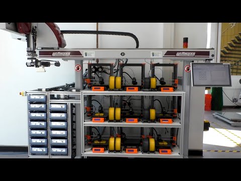 3D Printer Farm -  Robot-based Automation