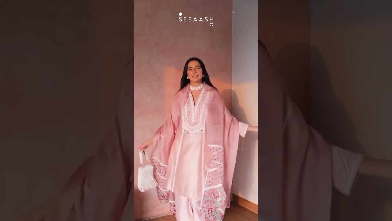 Seeaash I Blush Floral Embroidered Kurta Set