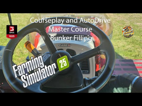 HOW to USE Courseplay & Autodrive for FILLING A BUNKER SILO  | Farming Simulator 25