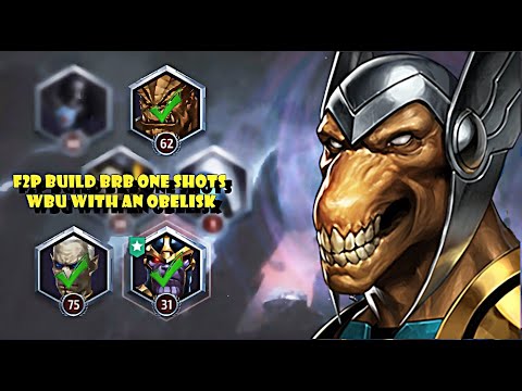 Marvel Future Fight - Beta Ray Bill One Shots Different WBU Stages With Damage Proc Obelisk