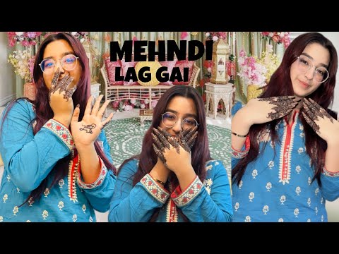 Mehndi lag gai🫶||start countdown🥲||vlog by emanejaz