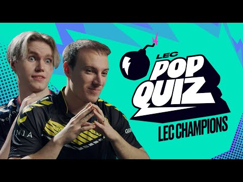 Name Every LEC Champion | LEC Pop Quiz | 2023 Winter