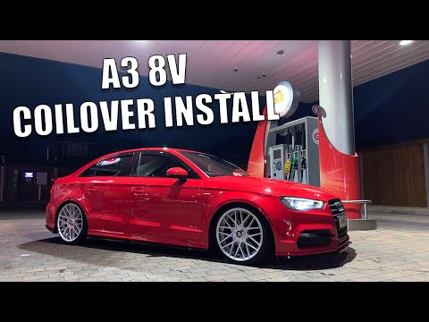Audi A3 8V Saloon Coilover Install