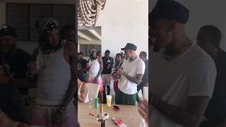 Download lagu CHRIS BROWN and TOMMY LEE SPARTA vibing together #tommyleesparta #chrisbrown mp3