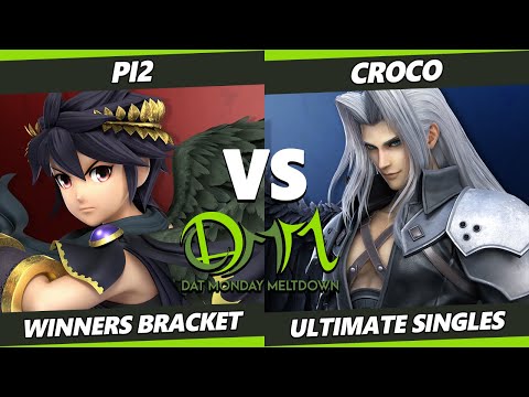 DAT Monday Meltdown 220 - Pi2 (Dark Pit) Vs. Croco (Sephiroth) SSBU Ultimate Tournament
