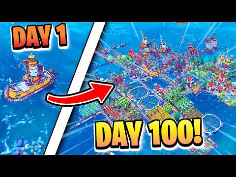 I BUILT A FLOATING MEGACITY That PRINTS RESOURCES!