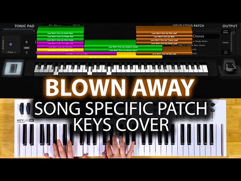 Blown Away - MainStage patch keyboard cover- Hillsong Worship