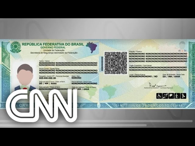 Nova carteira de identidade terá CPF como número único