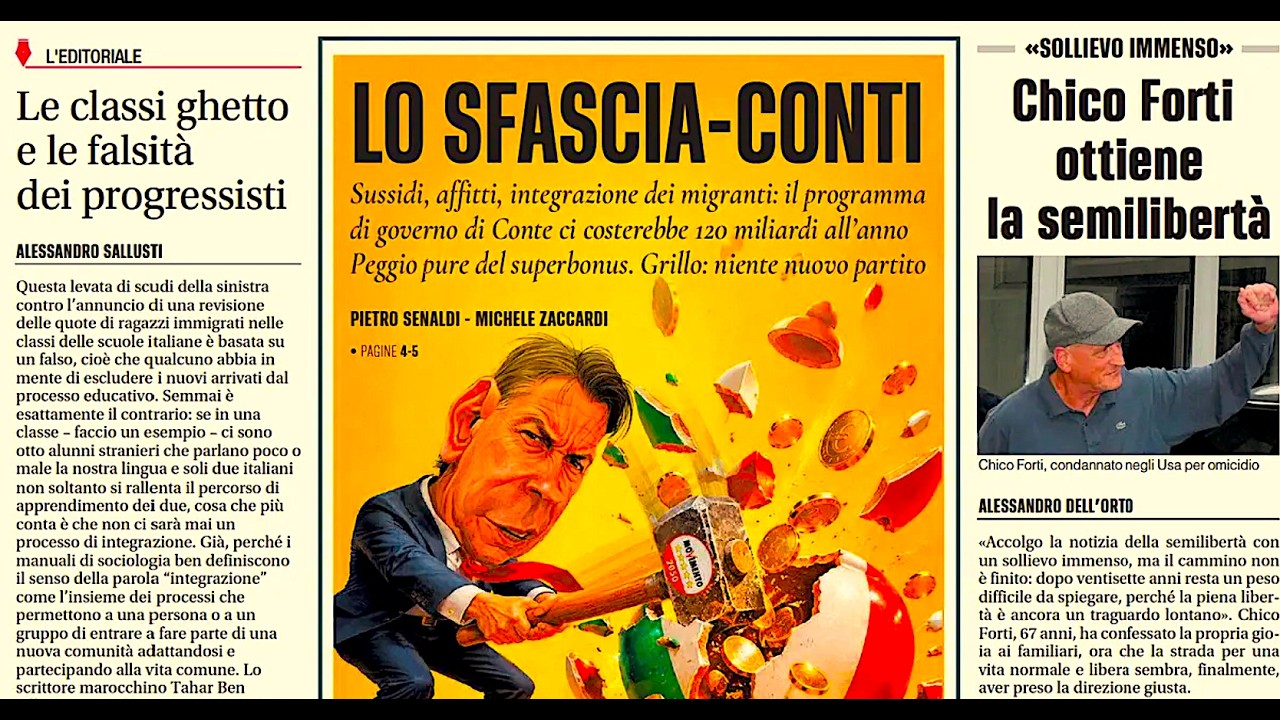 RASSEGNA STAMPA 22 SETTEMBRE 2026. QUOTIDIANI NAZIONALI ITALIANI PRIME PAGINE DEI GIORNALI DI OGGI.
