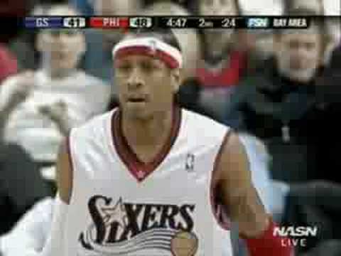Allen Iverson 38pts vs Baron Davis GS Warriors 05/06 NBA