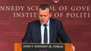 A Public Address by Lars Lokke Rasmussen | Institute of Politics