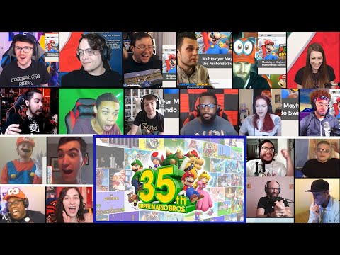Super Mario Bros. 35th Anniversary Direct REACTIONS MASHUP