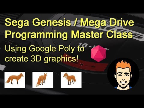 Using Google Poly and the SGDK to create 3D graphics on Sega Genesis & Mega Drive