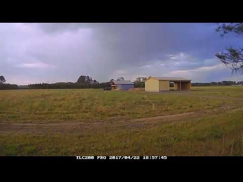 Another storm at sunset