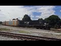 NS 4579 Leads NS 18D Into Columbia SC On The NS W Line