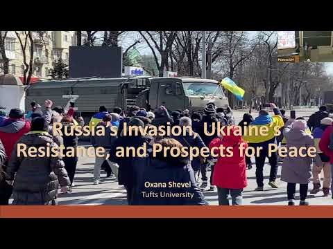 Faculty Spotlight- Russia and Ukraine: Entangled Histories, Diverging States - Dr. Oxana Shevel A28P