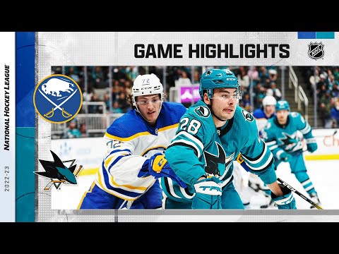 Sabres @ Sharks 2/18 | NHL Highlights 2023