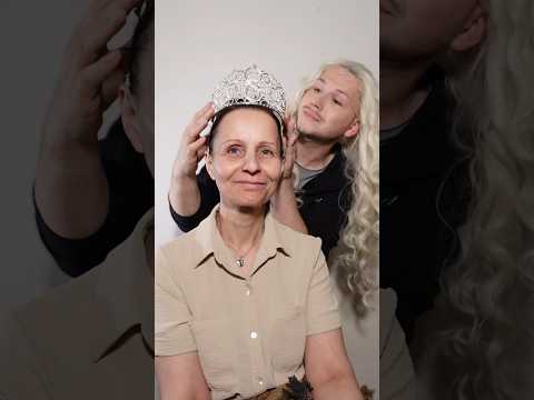 LÍČÍM MAMKU JAKO GLINDU! ✨#wicked #glinda #makeup