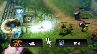 Exciting battle by Fnatic vs MYM @ DreamLeague Season 1