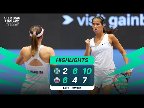Highlights: Anna Danilina & Zhibek Kulambayeva (KAZ) v Veronika Erjavec & Ela Nala Milic (SLO)