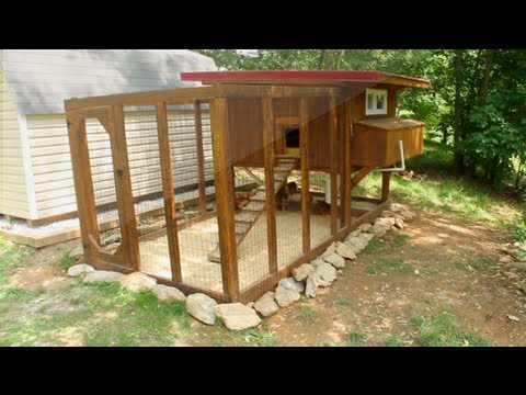 , title : 'Backyard chickens - Chicken coop tour- Easy to clean'