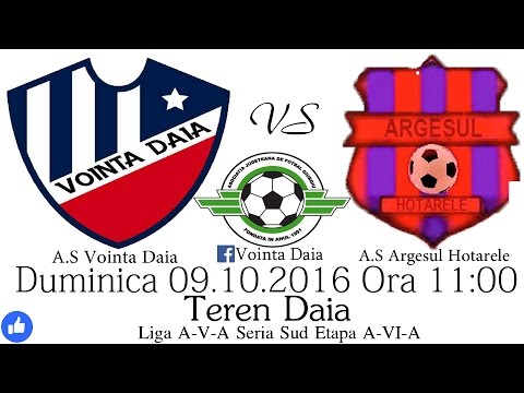 A.S Vointa Daia - A.S Argesul Hotarele ( 09.10.2016 ) [ Rezumat Video ]