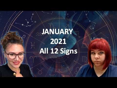 JANUARY 2021 Predictions for the 12 Signs with Sidereal Astrology, Saturn & Jupiter become Invisible