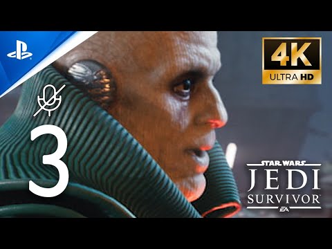 [PS5/4K] Star Wars Jedi Survivor Gameplay Walkthrough Part 3 FULL GAME  - No Commentary