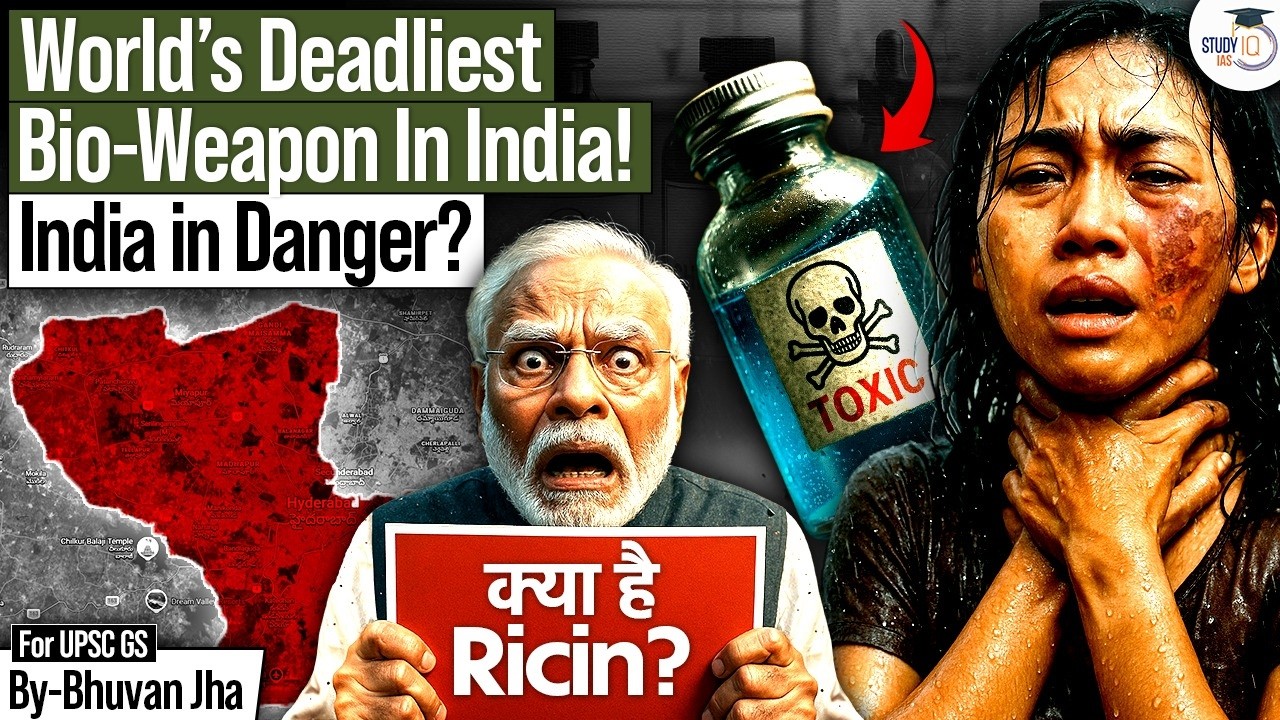 World’s Deadliest Bio-Weapons: Could India Be a Target? | The Real Threat Explained | StudyIQ IAS