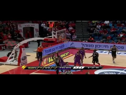 Watch 27 points of Bracey Wright as Ironi Nahariya beats Hapoel Jerusalem